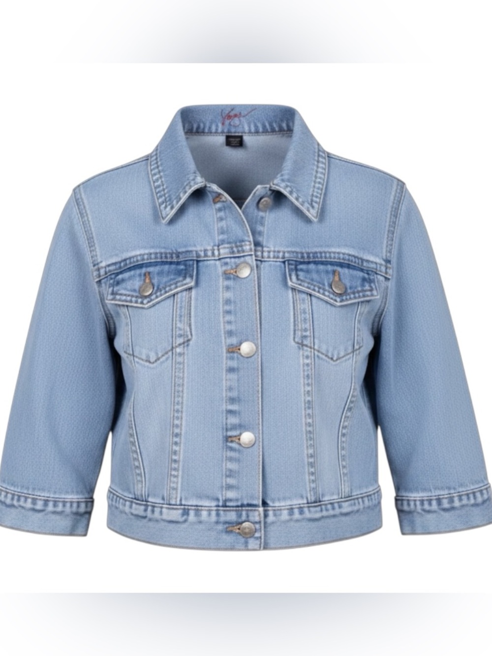 Venezia Classic Light Blue Denim Jacket - Women's Jean Jacket